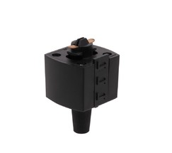 Коннектор для однофазного шинопровода черный (TRLM-1-BK)