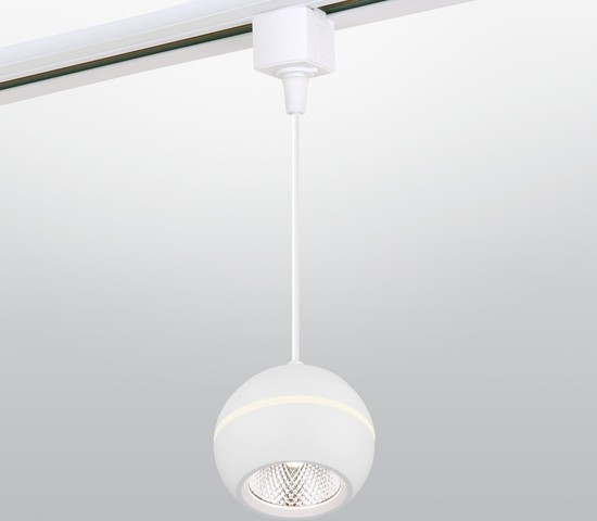 Коннектор для однофазного шинопровода белый (TRLM-1-WH)