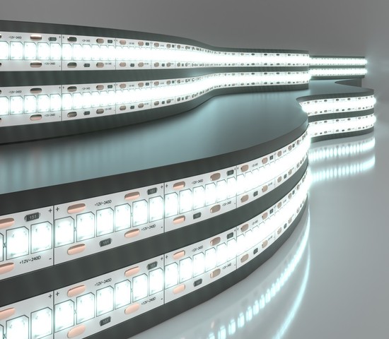 Лента светодиодная 240Led 24W IP20 6500K холодный белый (2835 12V 240Led 24W IP20)