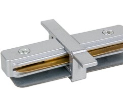 Коннектор прямой для однофазного встраиваемого шинопровода (серебристый) (TRCM-1-I-CH)