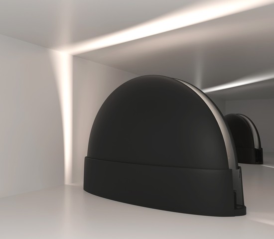 Универсальный уличный светильник 1630 TECHNO LED черный