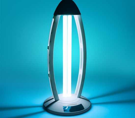 Настольная лампа Бактерицидный светильник UVL-001 Серебро