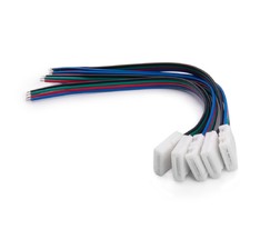 Коннектор для ленты Бегущая волна гибкий односторонний (5pkt)