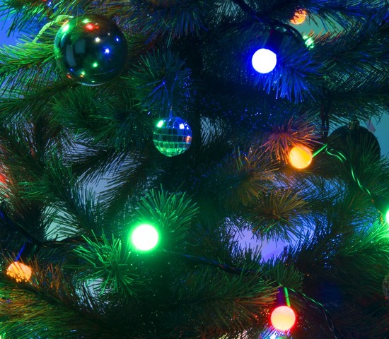 Уличная гирлянда 400-104 мульти с эффектом мерцания 20м IP65