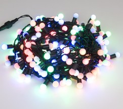 Уличная гирлянда 400-104 мульти с эффектом мерцания 20м IP65