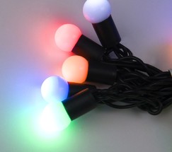 Уличная гирлянда 400-104 мульти с эффектом мерцания 20м IP65