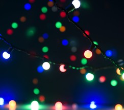 Уличная гирлянда 400-104 мульти с эффектом мерцания 20м IP65