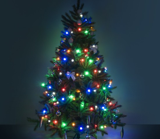 Уличная гирлянда 400-103 мульти с эффектом мерцания 10м IP65