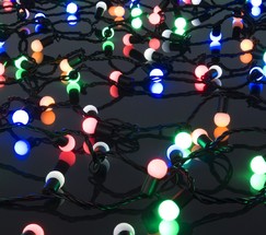 Уличная гирлянда 400-103 мульти с эффектом мерцания 10м IP65