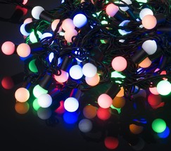 Уличная гирлянда 400-103 мульти с эффектом мерцания 10м IP65