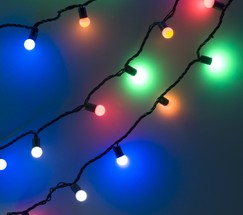 Уличная гирлянда 400-103 мульти с эффектом мерцания 10м IP65