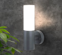 Универсальный уличный светильник 1418 TECHNO серый