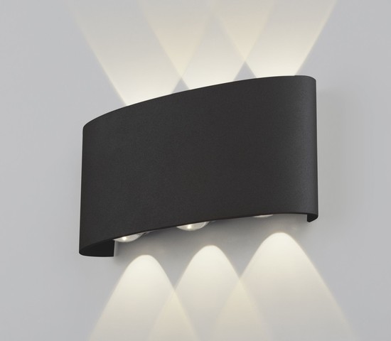 Универсальный уличный светильник 1551 TECHNO LED TWINKY TRIO черный