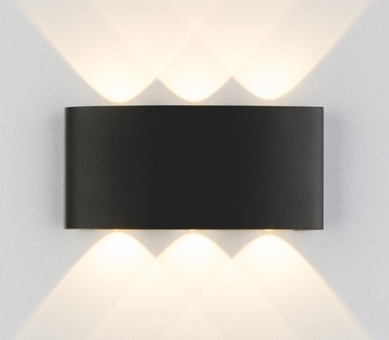 Универсальный уличный светильник 1551 TECHNO LED TWINKY TRIO черный