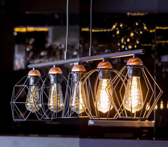 Лампа FDL 8W 3300K E27 (ST64 спираль тонированный) (BLE2717)