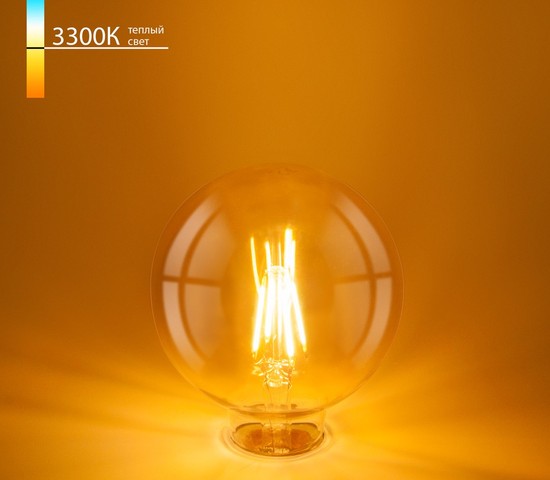 Лампа Classic F 6W 3300K E27 (G95 тонированный) (BLE2704)