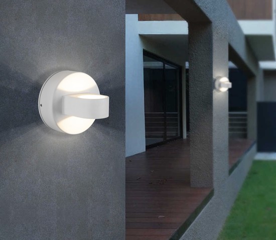 Универсальный уличный светильник 1523 TECHNO LED Glow белый