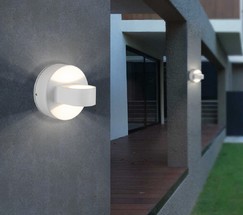 Универсальный уличный светильник 1523 TECHNO LED Glow белый