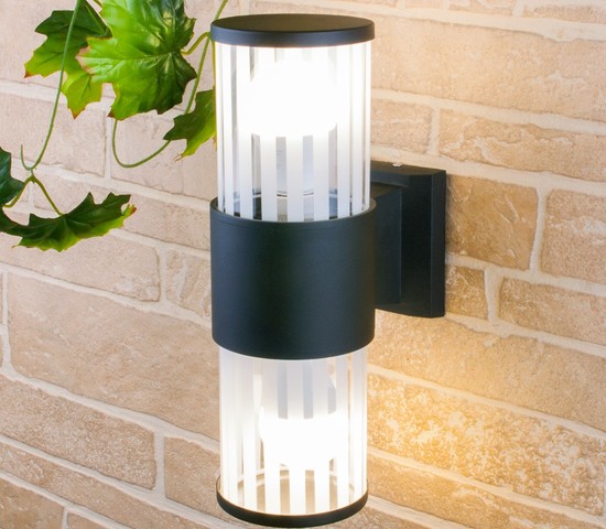 Универсальный уличный светильник 1411 TECHNO чёрный